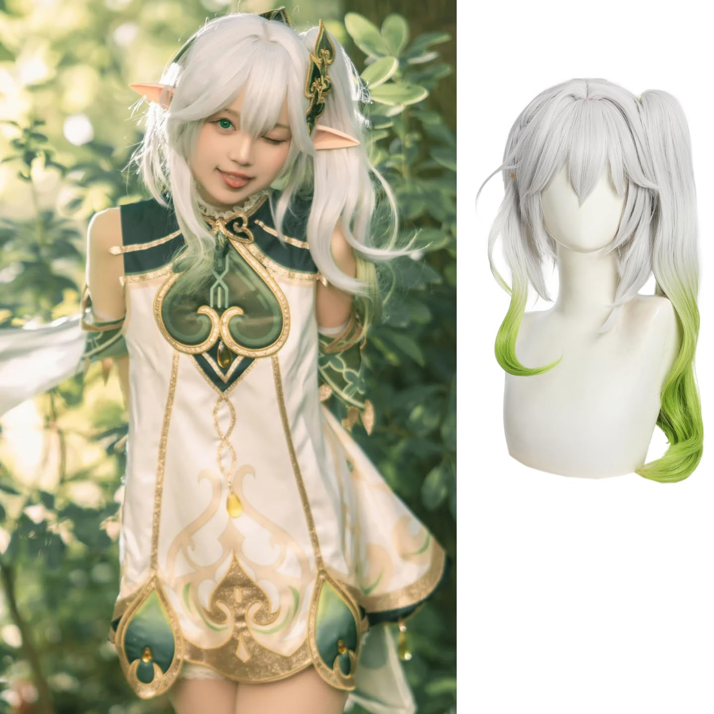 未使用 原神 ナヒーダ 女性サイズ コスプレ衣装+ウィッグ Amazon.co.jp: NOKIJP 原神 コスプレ ナヒーダ コスプレ衣装 ウィッグ